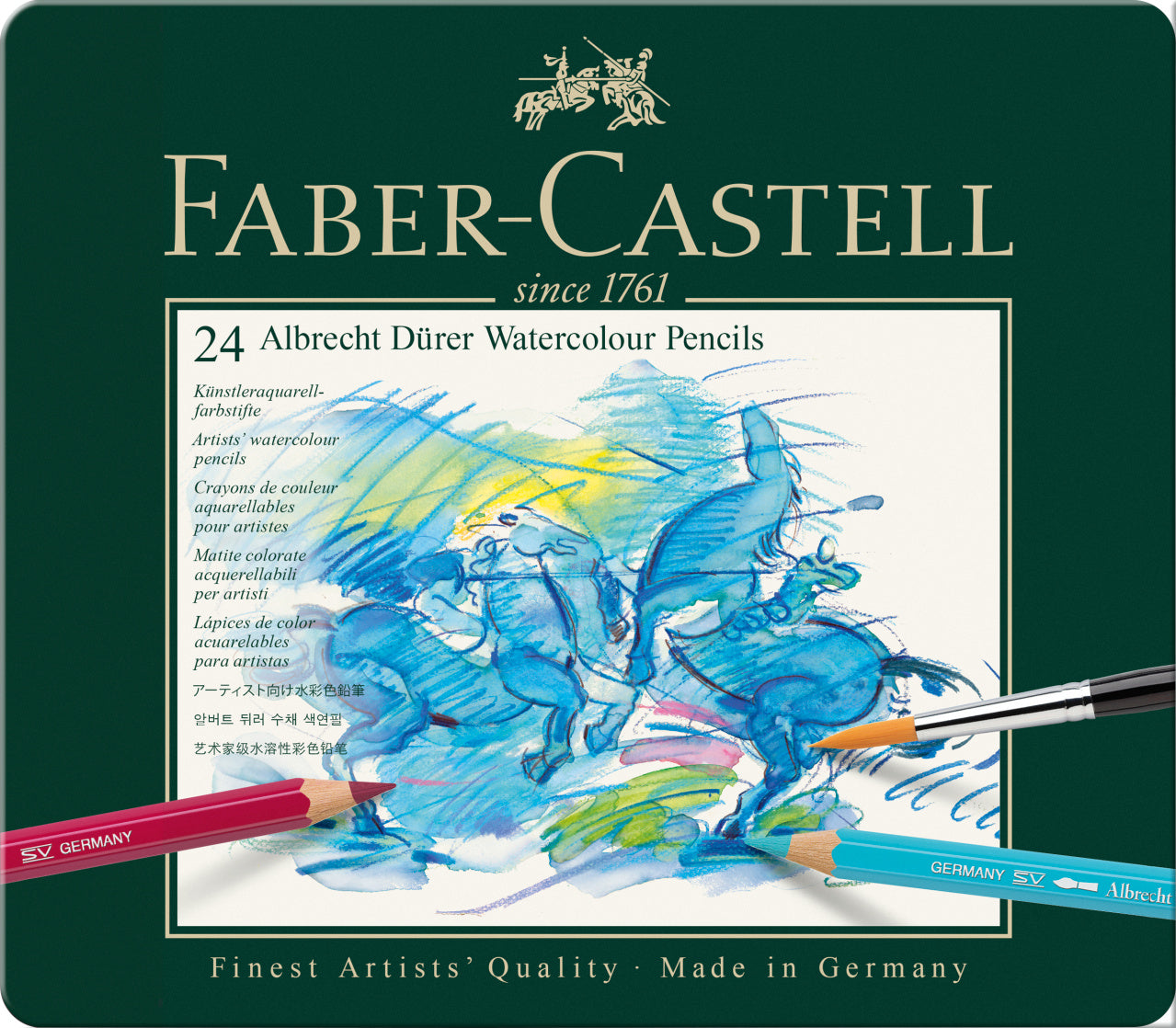CREIOANE COLORATE ACUARELA 24 CULORI A. DURER FABER-CASTELL CREIOANE COLORATE ACUARELA 24 CULORI A. DURER FABER-CASTELL